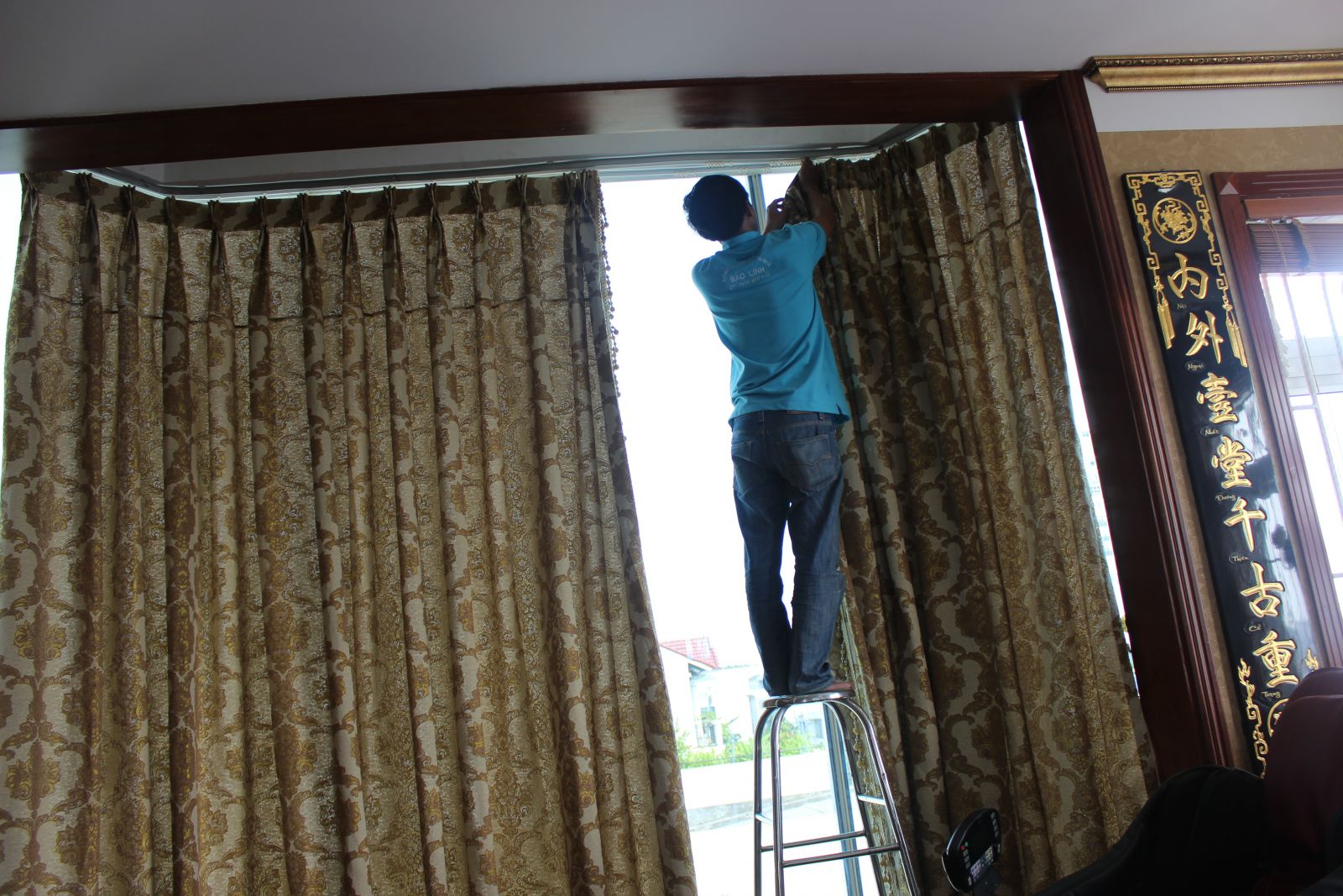 dịch vụ giặt rèm